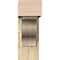 Ekena Millwork Funston Block Rough Sawn Bracket w/ Offset Brace, Douglas Fir, 6"W x 16"D x 16"H BKT0604X16X16FST05RDF - alternate 2